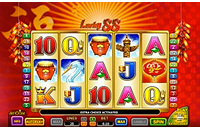 Aristocrat's Lucky 88 Slot Machine Main Screen