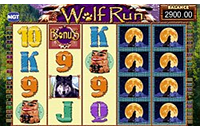 IGT's Wolf Run Slot Machine Main Screen Showing Stacked Wilds