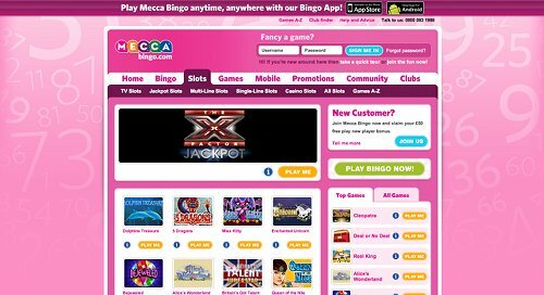 Play Slots at Online Casino MeccaBingo