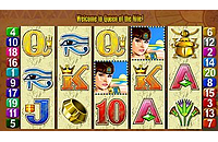 Review of Aristocrat's Queen of the Nile Slot Machine