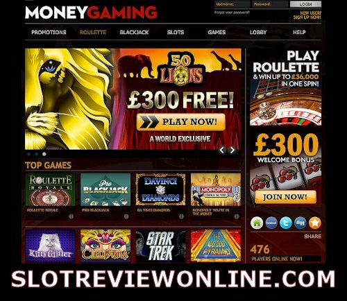 Play the latest slot machines online at MoneyGaming online casino