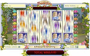 Ash Gaming's Adventures in Wonderland Slot Machine Free Spins Bonus Sticky Wilds