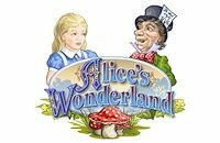 Ash Gaming's Alice's Wonderland Slot Machine Logo