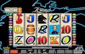 Aristocrat's Zorro Slot Machine Game