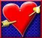 Aristocrat's More Hearts Slot Machine Heart Symbol