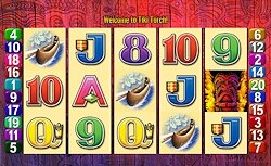 Aristocrat's Tiki Torch Slot Machine Base Game